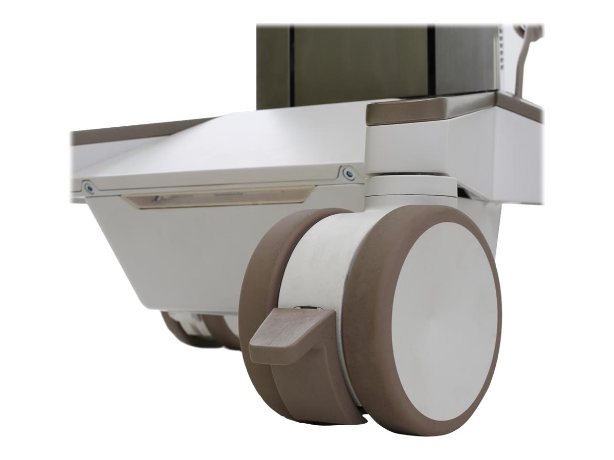 Ergotron CareFit Pro vozík - Electric Lift - pro LCD displej / klávesnice / myš / CPU - bílá, teplá šedá - kompatibilní s TAA – foto 4