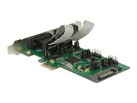 DeLock PCI Express Card > 3 x Serial RS-232  1 x TTL 3.3 V / RS-232 Voltage Supply Seriel adapter PCI Express x1 921Kbps