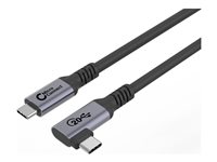 MicroConnect USB 3.2 Gen 2x2 USB Type-C kabel 1m Sort