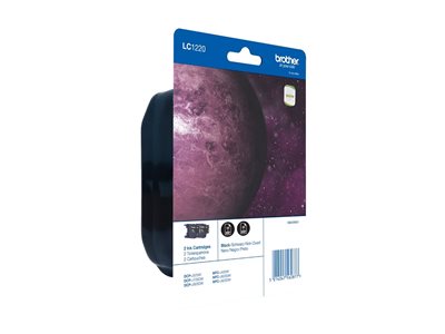 LC1220BKBP2 - 2-pack - black - original - blister 