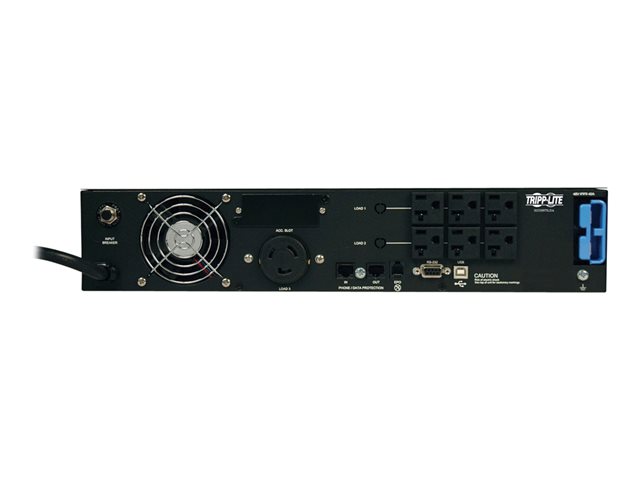 Tripp Lite UPS Smart Online 2200VA 1600W Rackmount 110V/120V USB DB9 2URM