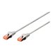 Professional patch cable - 25 cm - grey