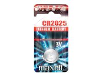 Maxell Knapcellebatterier CR2025