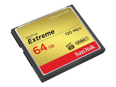 SanDisk Extreme - Flash memory card - 64 GB - 567x 