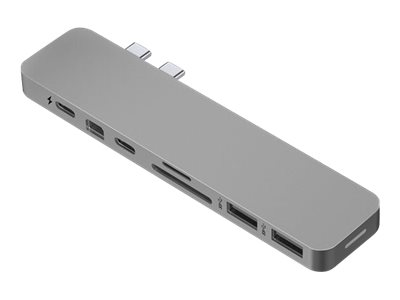 HyperDrive Pro 8-in-2 Hub Docking station USB-C x 2 HDMI, Mini DP image