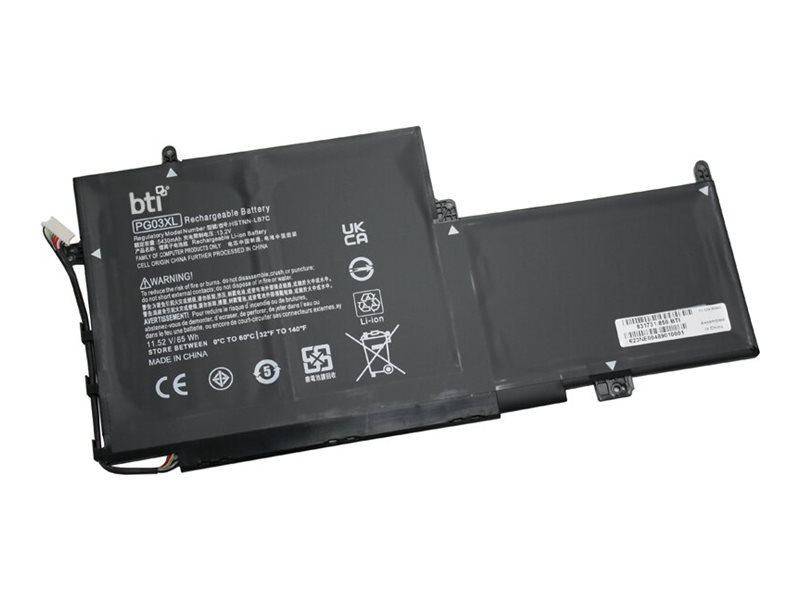 BTI - Notebook battery (equivalent to: HP 831532-421, HP 831532-422, HP 831731-850, HP 831758-005, HP HSTNN-LB7C, HP PG03064XL, HP PG03XL)