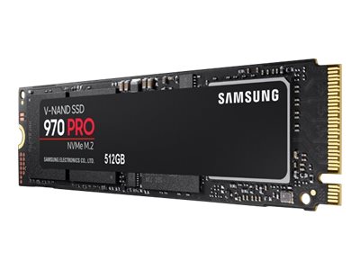 Samsung 970 PRO MZ-V7P512E SSD encrypted 512 GB internal M.2 2280 PCIe 3.0 x4 (NVMe) 
