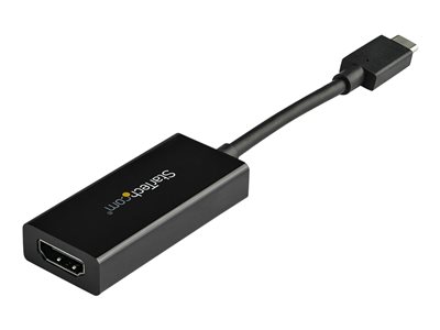 StarTech.com USB 3.1 Type C to HDMI Adapter with HDR - 4K 60Hz - TB3 Compatible - Windows & Mac Compatible Black USB C to HDMI Monitor Converter (CDP2HD4K60H)