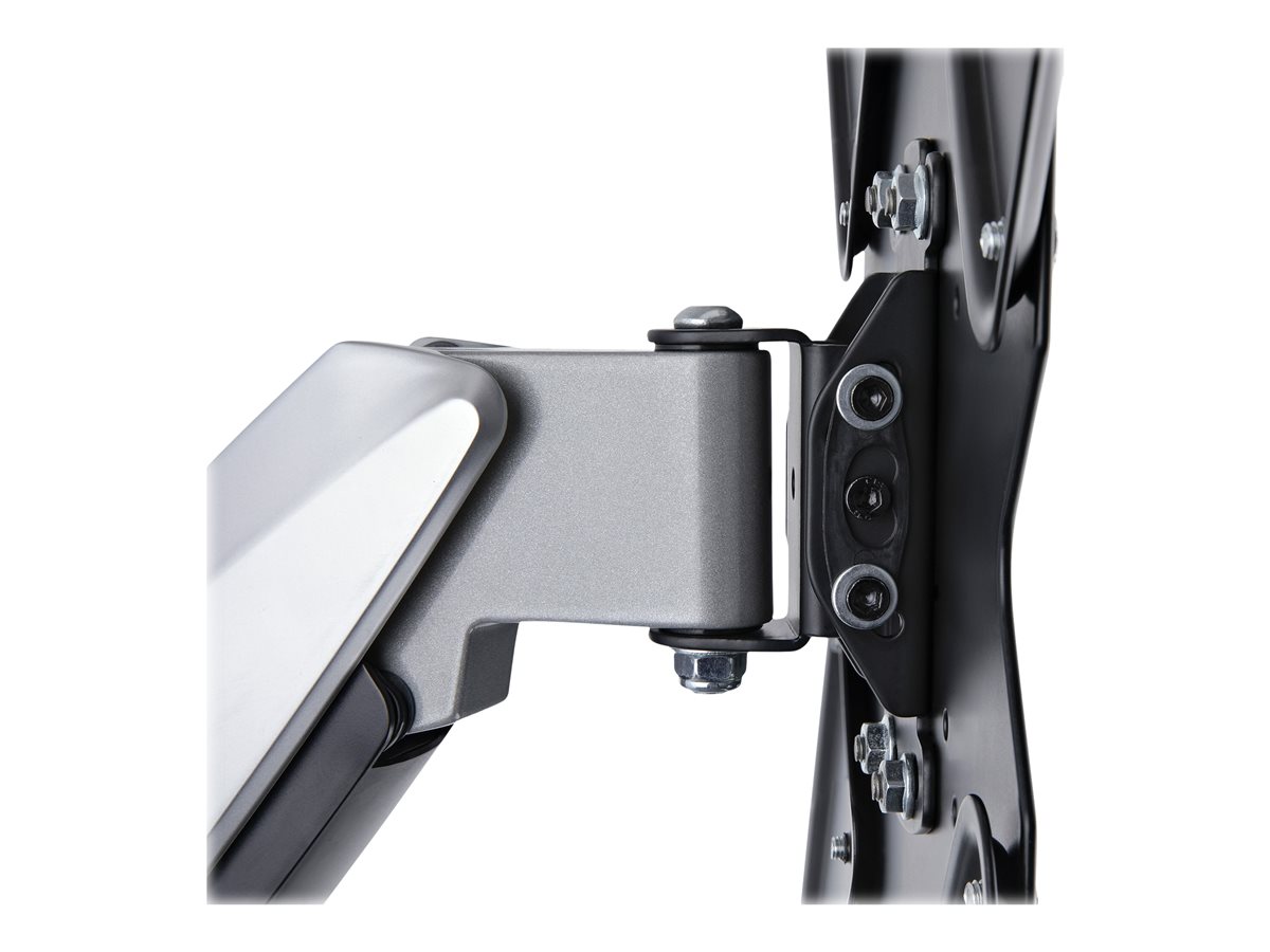 StarTech.com VESA TV Wall Mount, TV Mounting Bracket For 23"-55" Displays, Adjustable Full Motion TV Wall Mount Supports 66lb (30kg), Extendable/Tilting/Swivel Monitor Wall Mount - Low Profile/Slim Display Mount (FHA-TV-WALL-MOUNT) montážní sada - pro plochý panel - TV Mounting Bracket - černá, stříbrná – foto 8