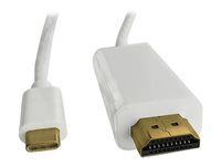 Qoltec Videoadapter HDMI / USB 1m Hvid