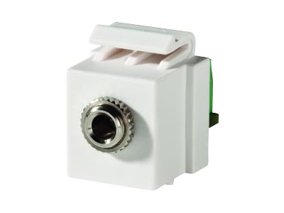 KEYSTN3.5MMSCRW TERM STEREO FOG WHT