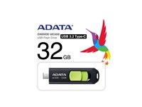 ADATA UC300 32GB USB 3.2 Gen 1 / USB-C Sort Grøn