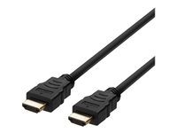 DELTACO HDMI han -> HDMI han 2 m Sort