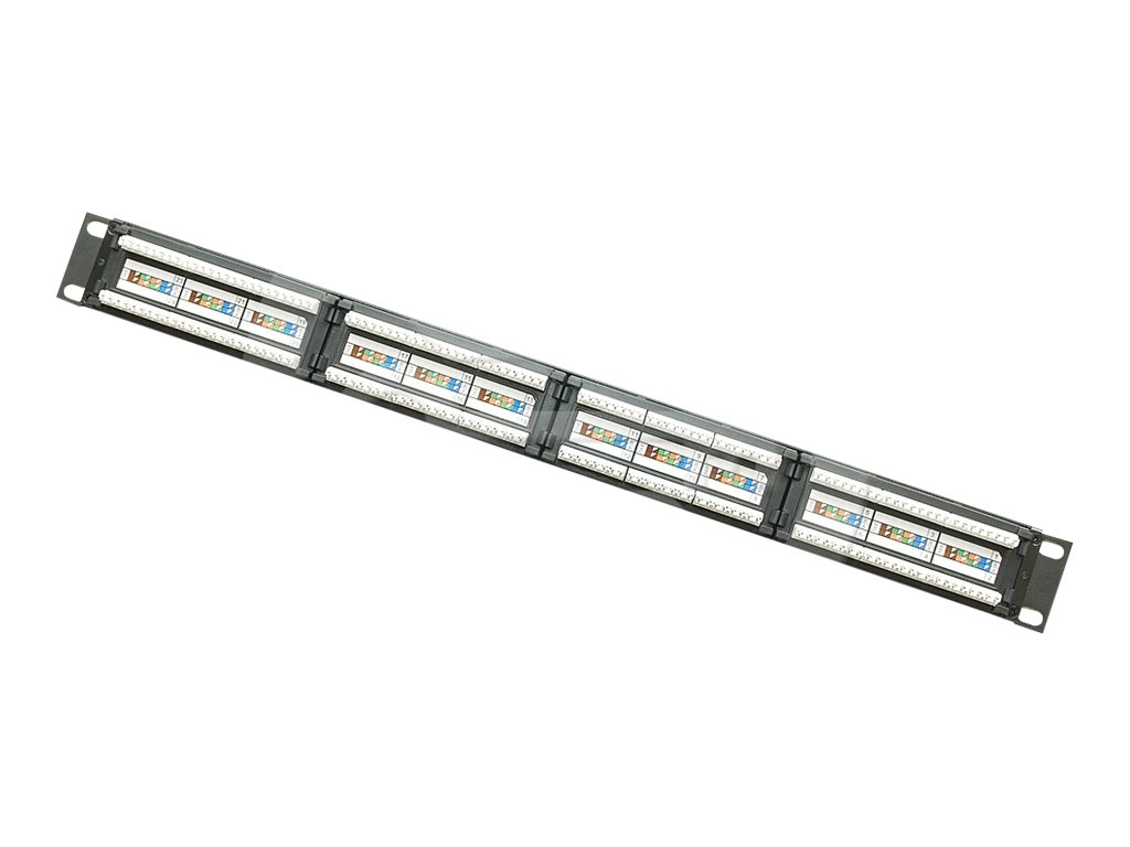 Solarix 19" Patch panel UTP 24xRJ45 Cat5e 150Mhz 1U – foto 2