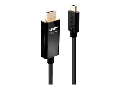 LINDY 1m USB Typ C an HDMI Adapterkabel mit HDR - 43291