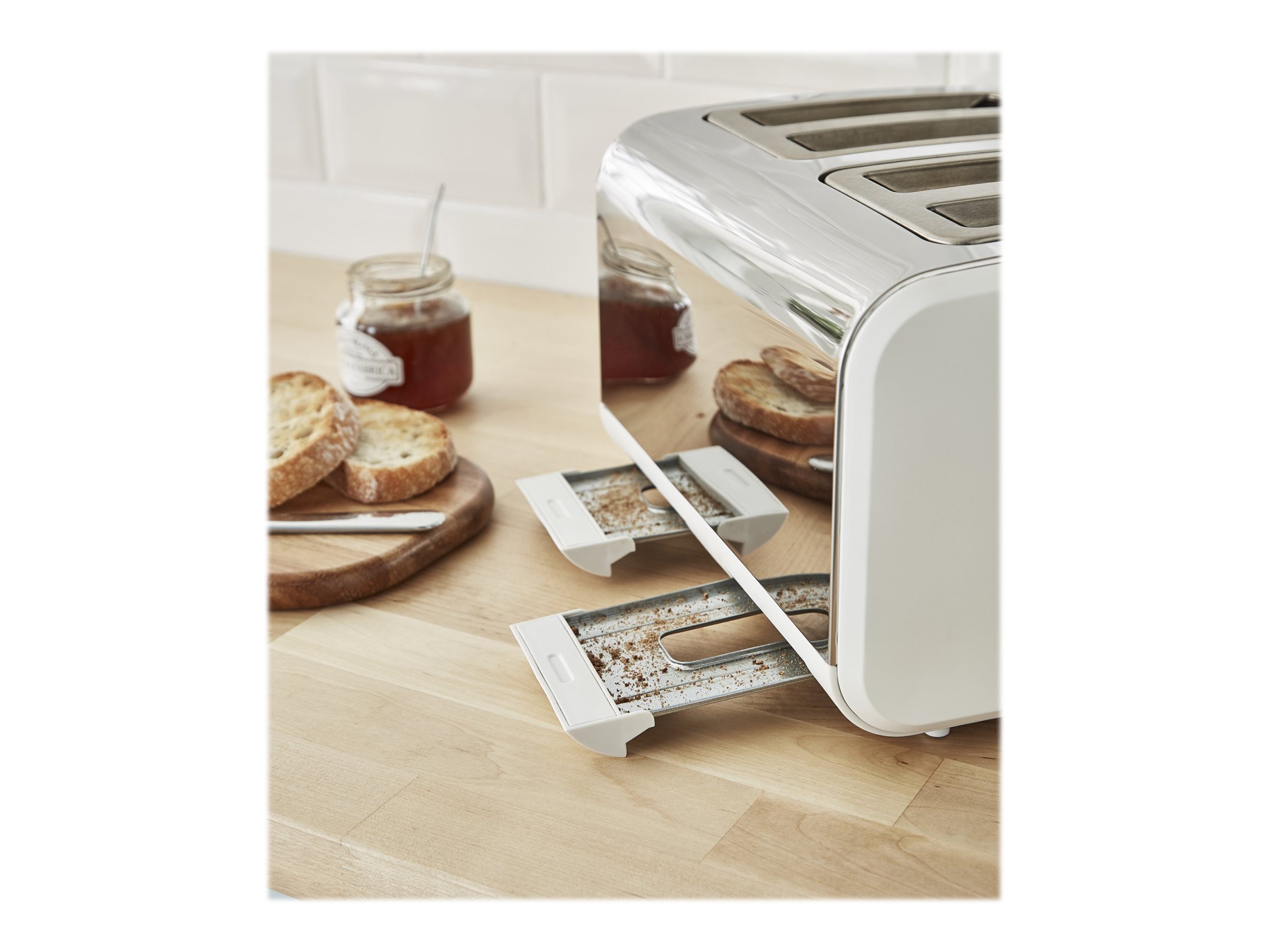 Swan Nordic 4-Slice Toaster - Cotton White - ST14620WHTN