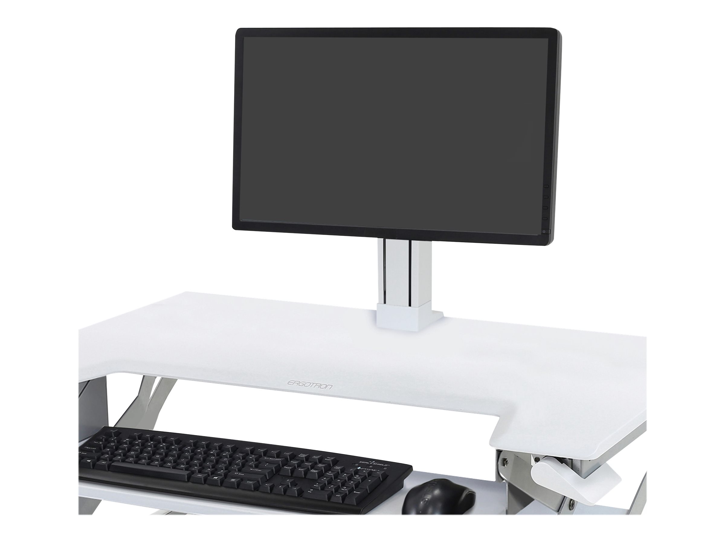 An image of Ergotron WorkFit Single LD Monitor Kit mounting component - for LCD display - white