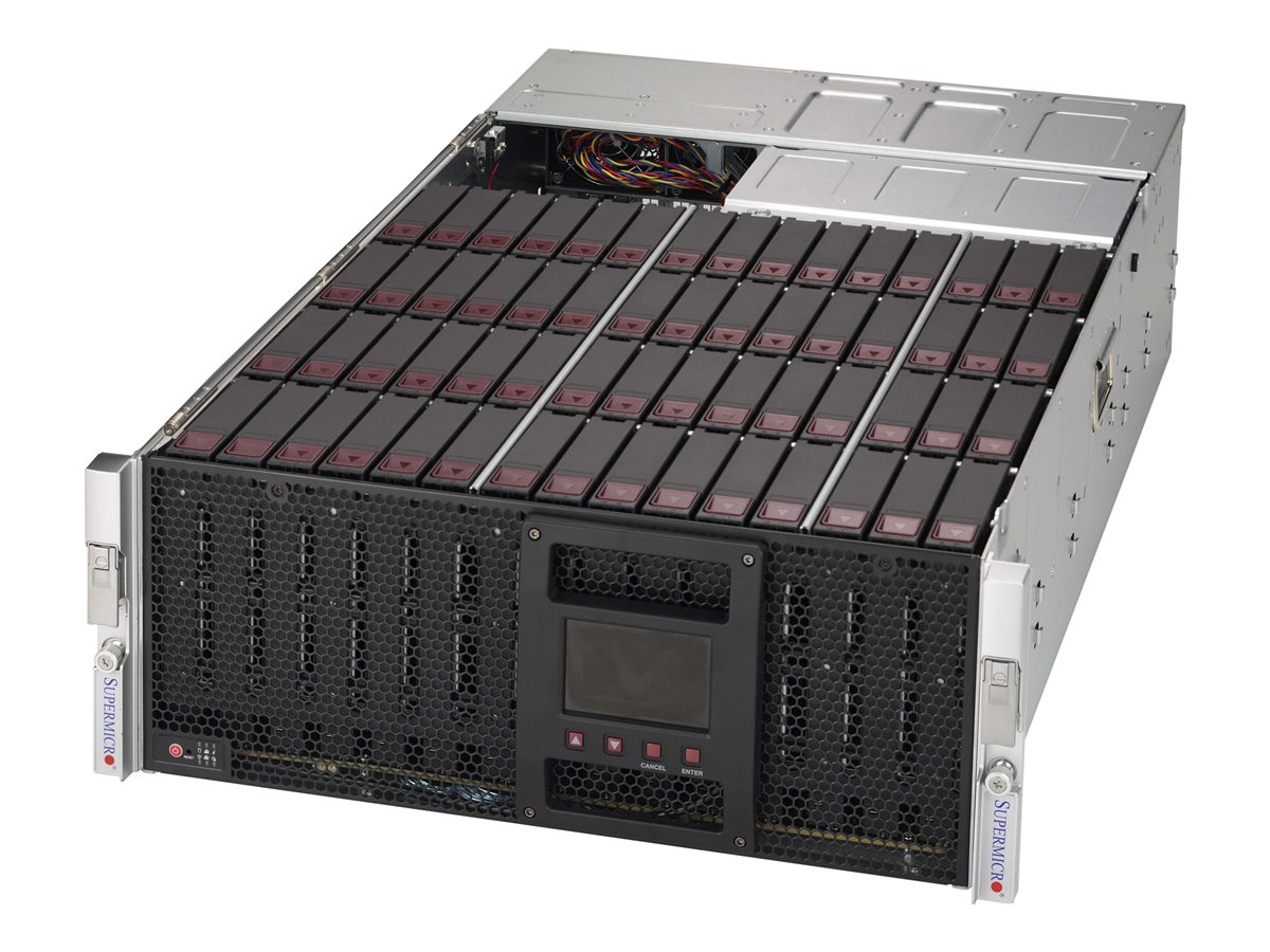 Obudowa serwerowa CSE-946SE1C-R1K66JBOD 4U SC946S SAS3 Top Loading 60 Dr. JBOD w/Single Expander