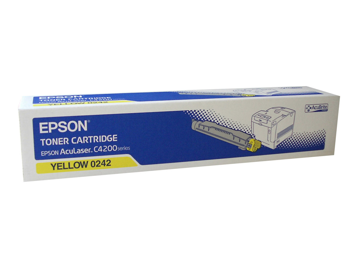 Epson yellow original toner Package view Left-angle 79775
