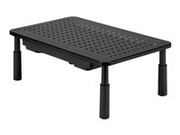Gembird Adjustable monitor stand with drawer (rectangle)
