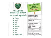 Baby Gourmet Meals Baby Food - Veggie Beef Bolognese & Pasta - 128ml