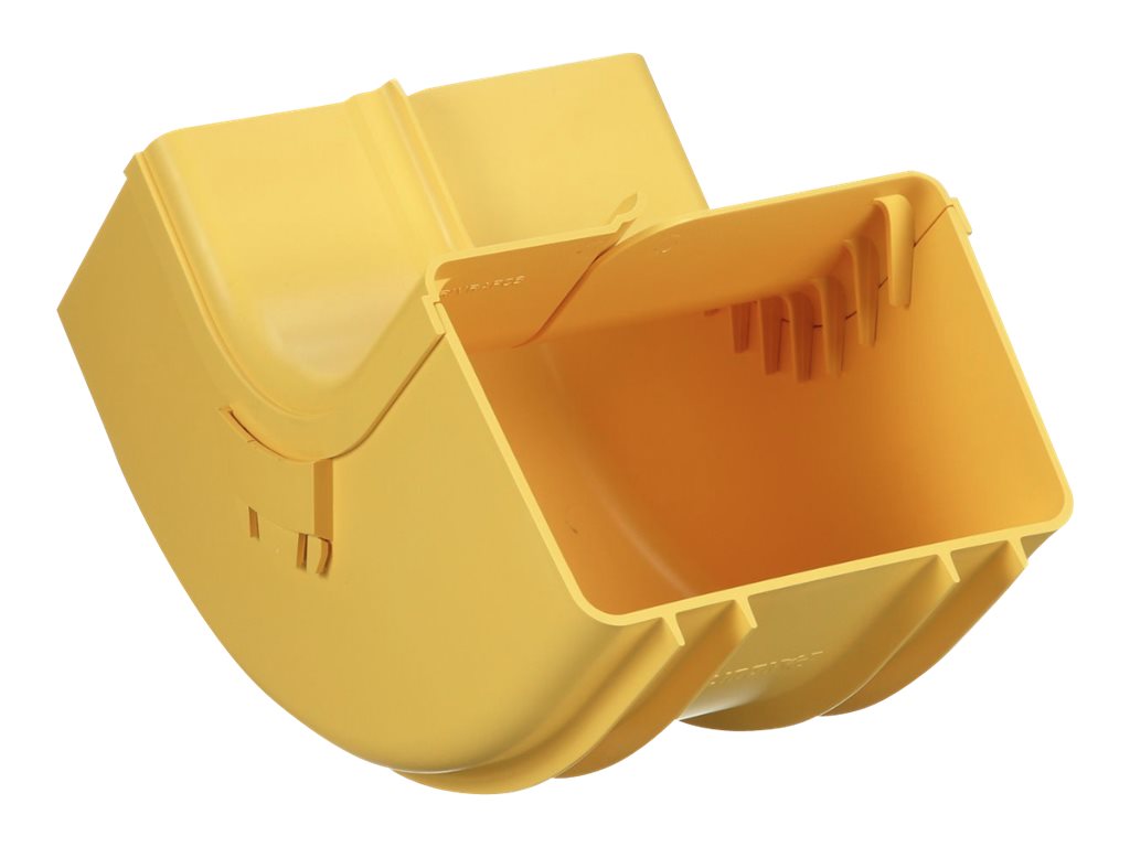 Panduit FiberRunner - Cable raceway angled fitting (vertical)