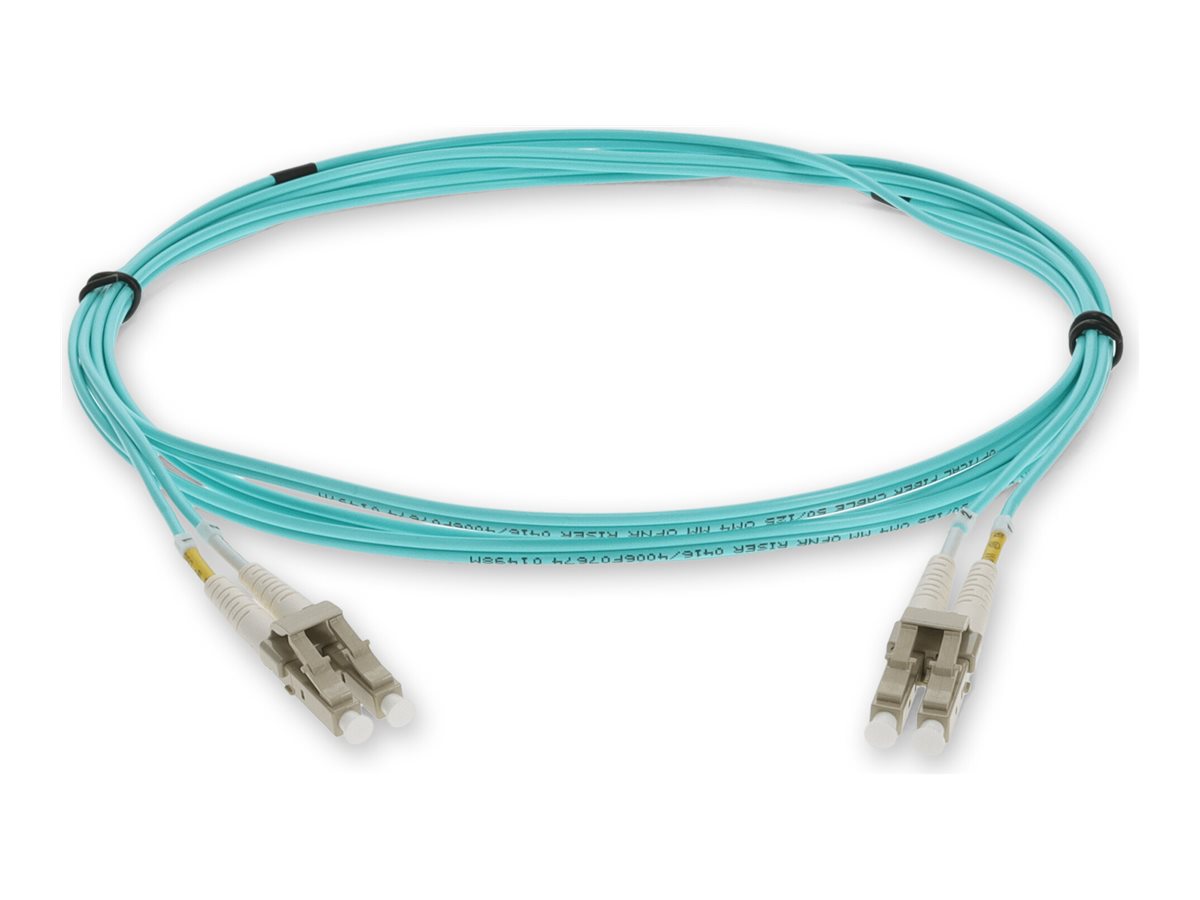 AddOn 5m HP BK840A Compatible LC OM4 Aqua Patch Cable