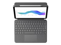 Logitech Folio Touch Tastatur og folio-kasse Ja Kabling Tysk Apple 10.9-inch iPad Air (4. generation, 5. generation)