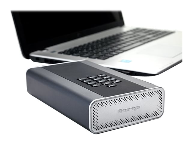 iStorage diskAshur DT - disque dur - 2 To - USB 3.2 - Conformit TAA