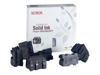 Xerox Phaser 8860MFP - 6-pack - black - original - solid inks - for Phaser 8860, 8860DN, 8860MFP, 8860MFP/D, 8860MFP/E, 8860MFP/SD, 8860PP, 8860WDN
