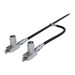 Noble Double head T-Bar Lock with barrel key and cable trap
