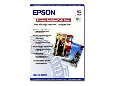 EPSON photopaper semigloss premium A3 - C13S041334