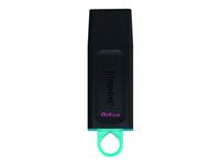 KINGSTON 64Go USB3.2 Gen1 DT Bk+Teal