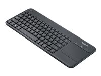 Logitech Wireless Touch Keyboard K400 Plus - Teclado - con panel t&#225;ctil