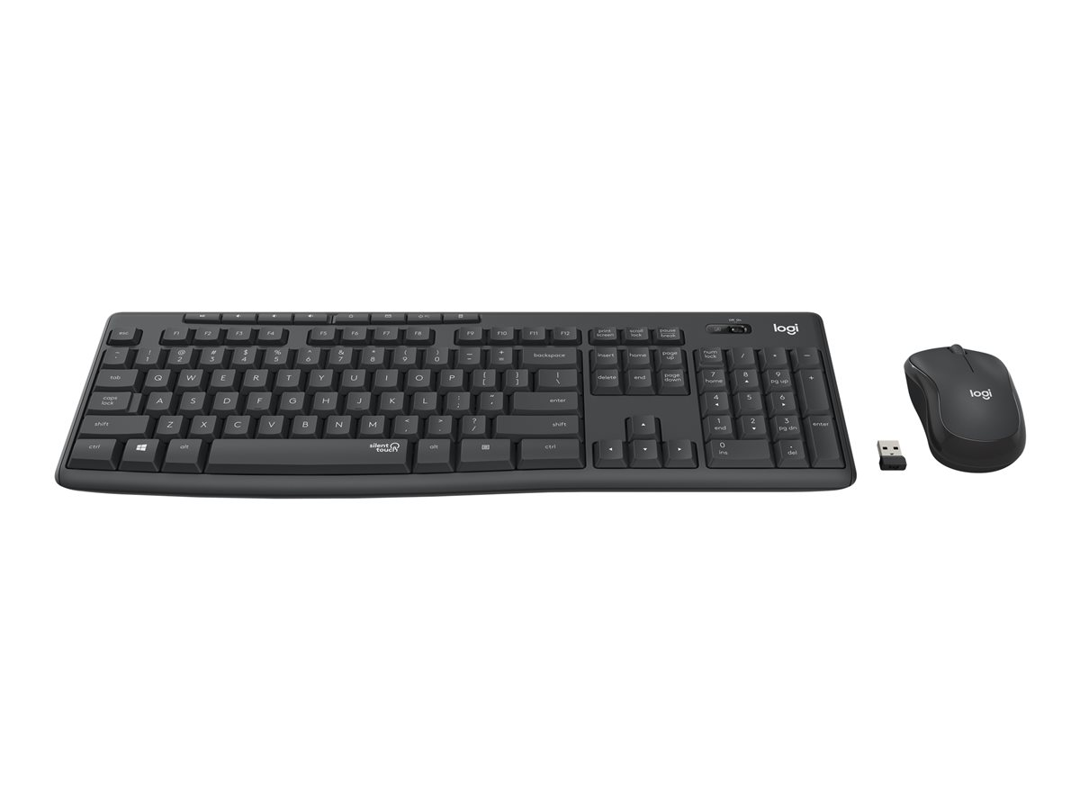 Logitech MK295 Silent - klávesnice a sada myši - maďarská - grafit Vstupní zařízení – foto 3
