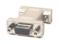 C2G HD15 VGA M/F Port Saver Adapter VGA adapter HD-15 (VGA) (M) to HD-15 (VGA) (F) whit