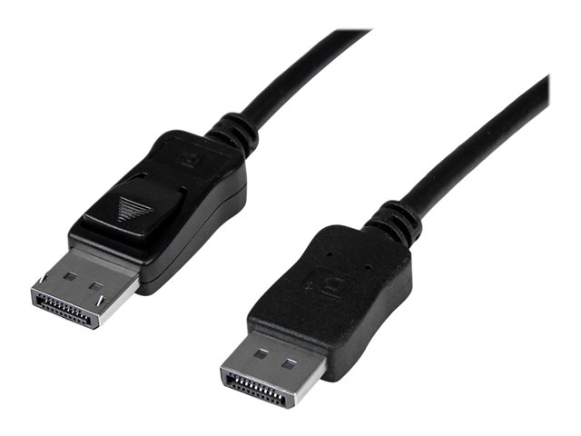 Image of StarTech.com 30 ft DisplayPort 1.2 Cable with Latches - Active - 2560x1600 - DPCP & HDCP - Male to Male DP Video Monitor Cable (DISPL10MA) - DisplayPort cable - 10 m