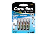 Camelion Digi Alkaline AAA type Standardbatterier 1250mAh