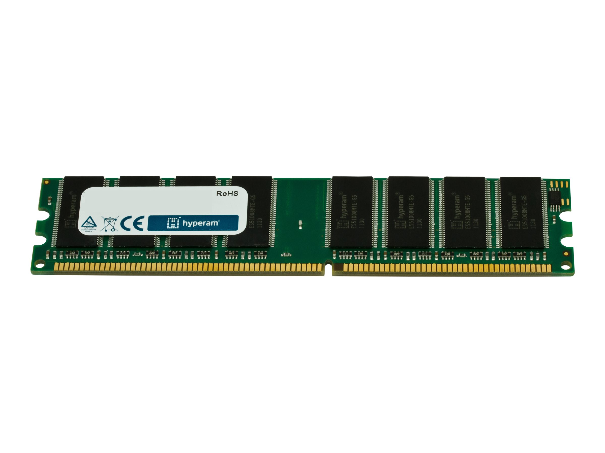 An image of Hypertec Legacy - DDR - module - 512 MB - DIMM 184-PIN - 333 MHz / PC2700 - unbuffered