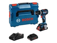 Bosch GSB 18V-90 C Professional Slagboremaskine 2 batterier inkluderet 18V