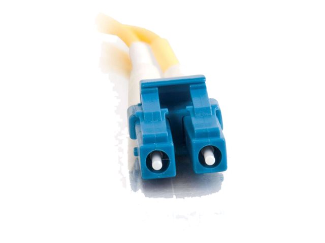 C2G LC-LC 9/125 OS1 Duplex Singlemode PVC Fiber Optic Cable (LSZH) - patch kabel - 15 m - 15 m - žlutá – foto 4