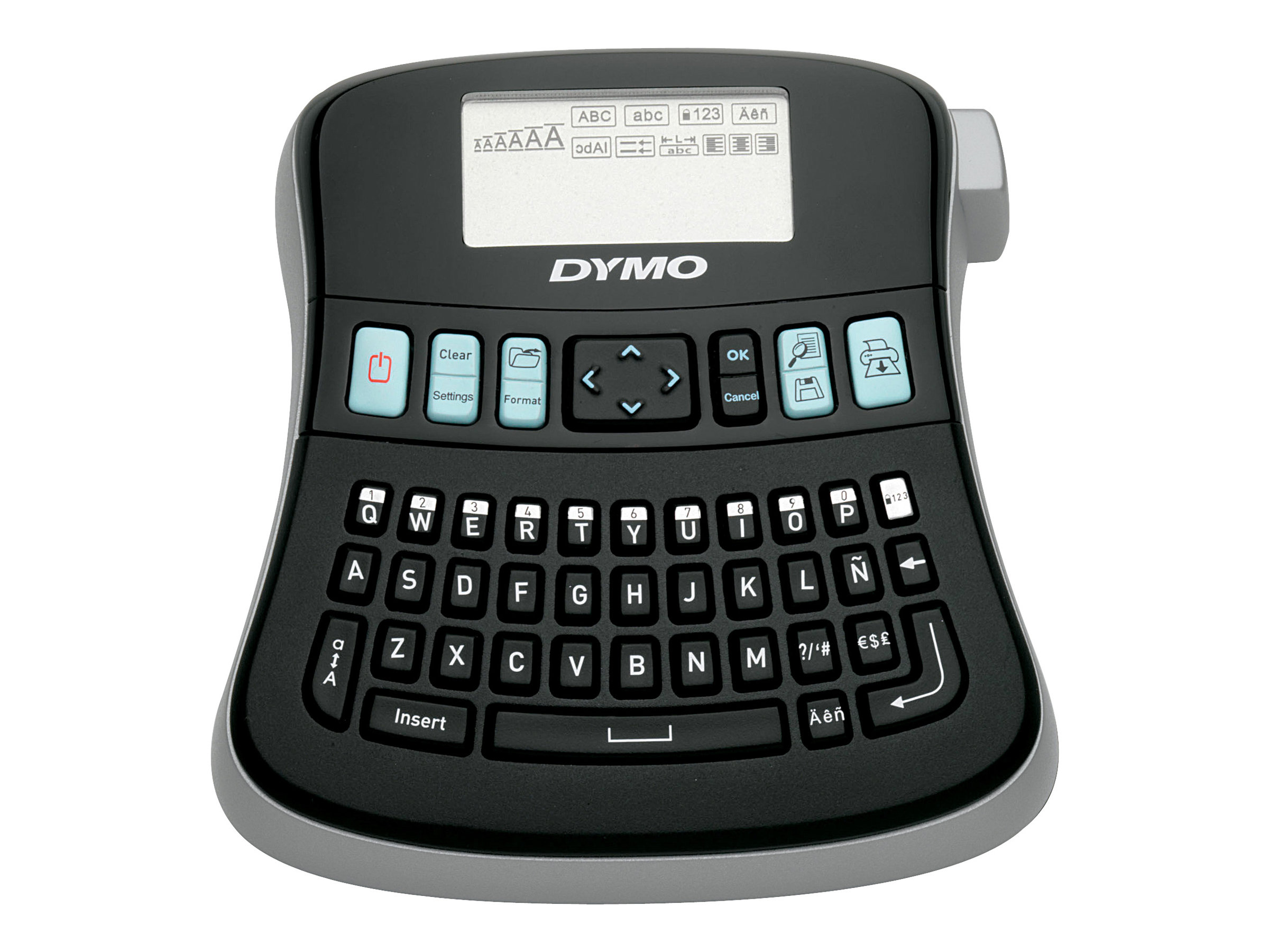 DYMO LabelMANAGER 210D labelmaker B/W thermal Usage / lifestyle Right-angle 73700