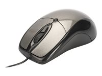 Ednet Office Mouse Optisk Kabling Sort Grå