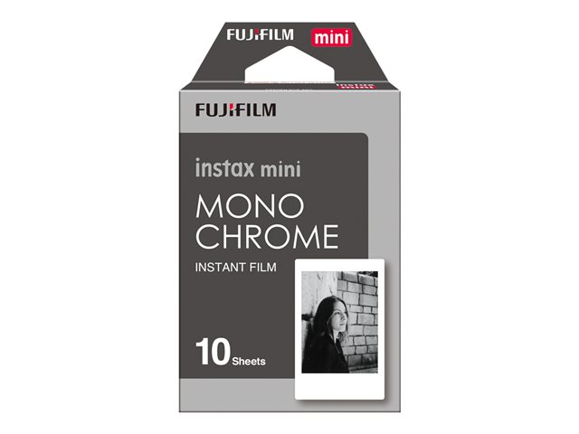 Fujifilm Instax Mini Monochrome B/W instant film - ISO 800 - 10