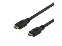 DELTACO Prime HDMI-3200 HDMI-kabel med Ethernet 20m Sort