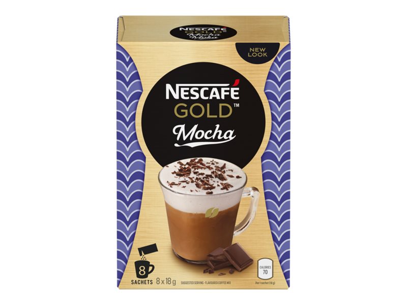 Nescafe Gold Mocha Flavoured Coffee Mix 8x18g London Drugs