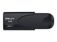 PNY Attaché 4 64GB USB 3.1 Sort
