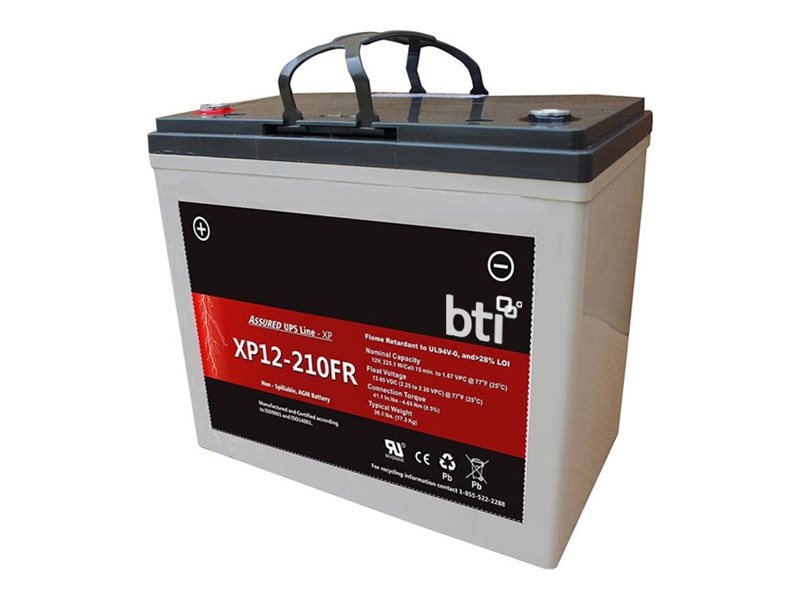 BTI - UPS battery (equivalent to: Leoch XP12-210FR)