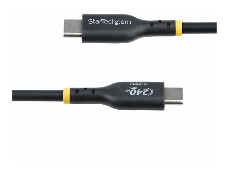 StarTech .com Câble de Recharge USB-C de 3m, Cordon USB-C Certifié USB-IF