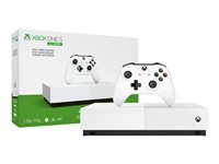 Microsoft Xbox One S 1TB All Digital Edition 3 Game Bundle (Disc-free  Gaming), White, NJP-00050